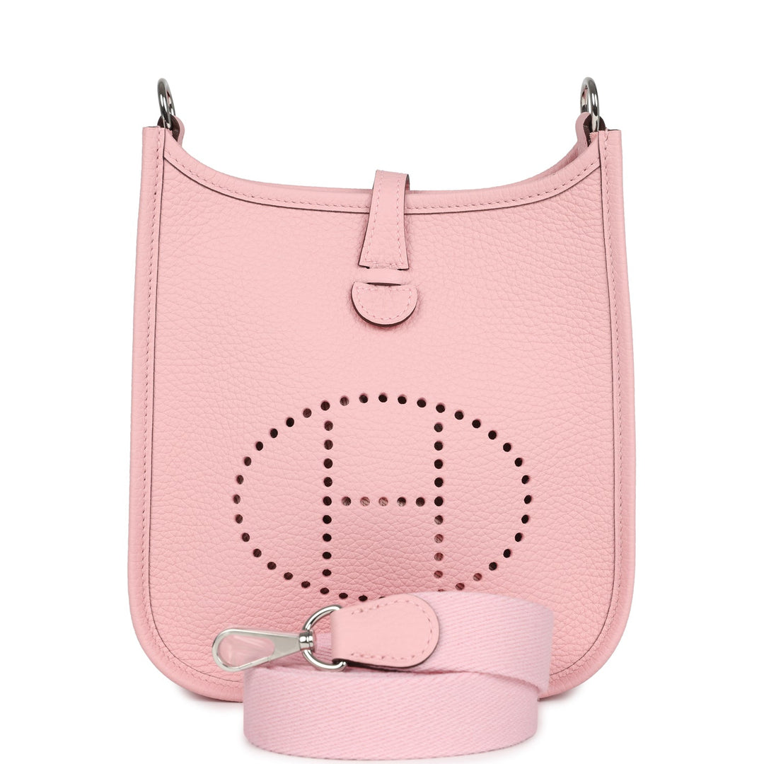 Hermes Evelyne TPM Rose Sakura Clemence Palladium Hardware