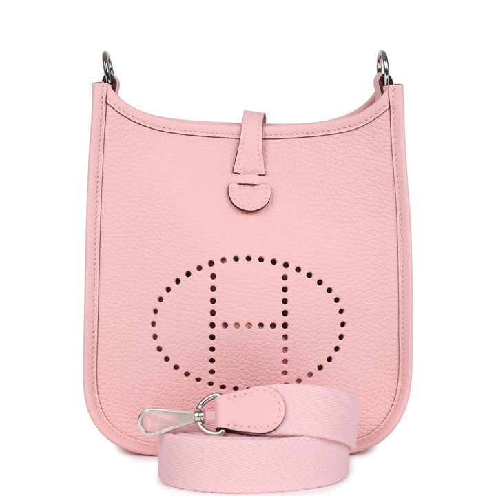 Hermes Evelyne TPM Rose Sakura Clemence Palladium Hardware