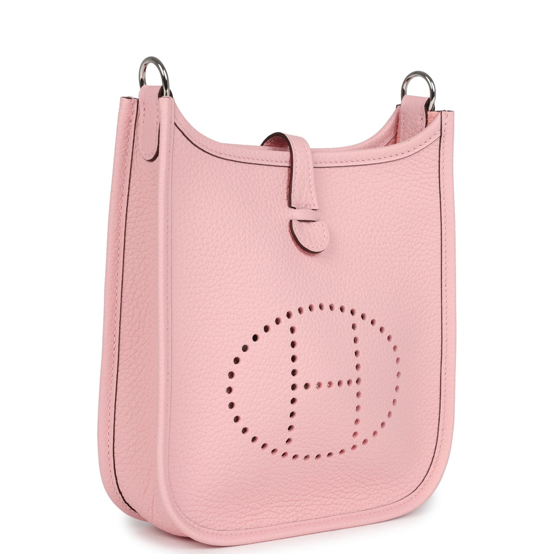 Hermes Evelyne TPM Rose Sakura Clemence Palladium Hardware
