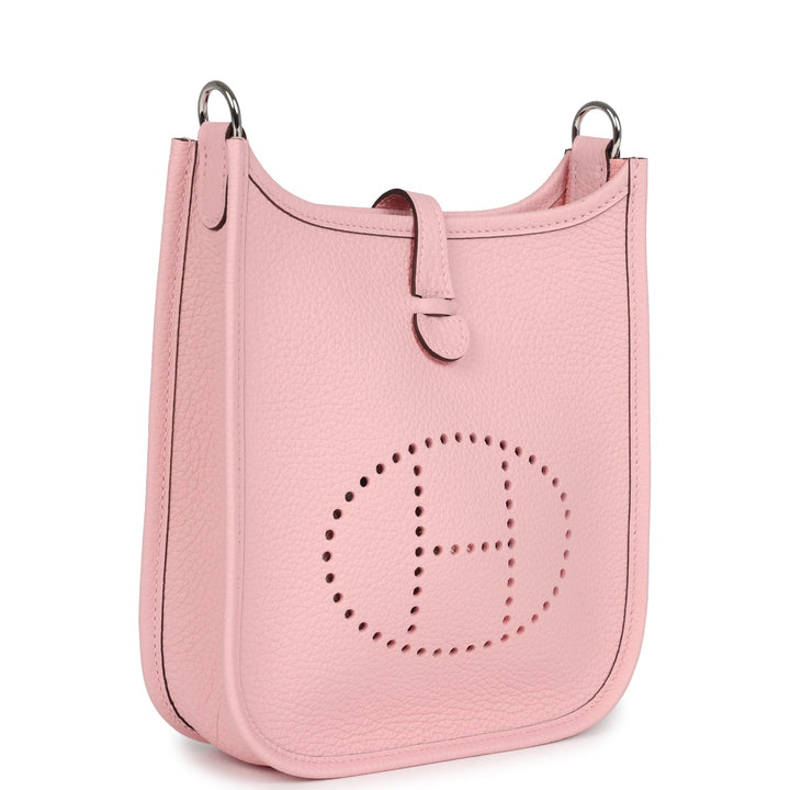 Hermes Evelyne TPM Rose Sakura Clemence Palladium Hardware
