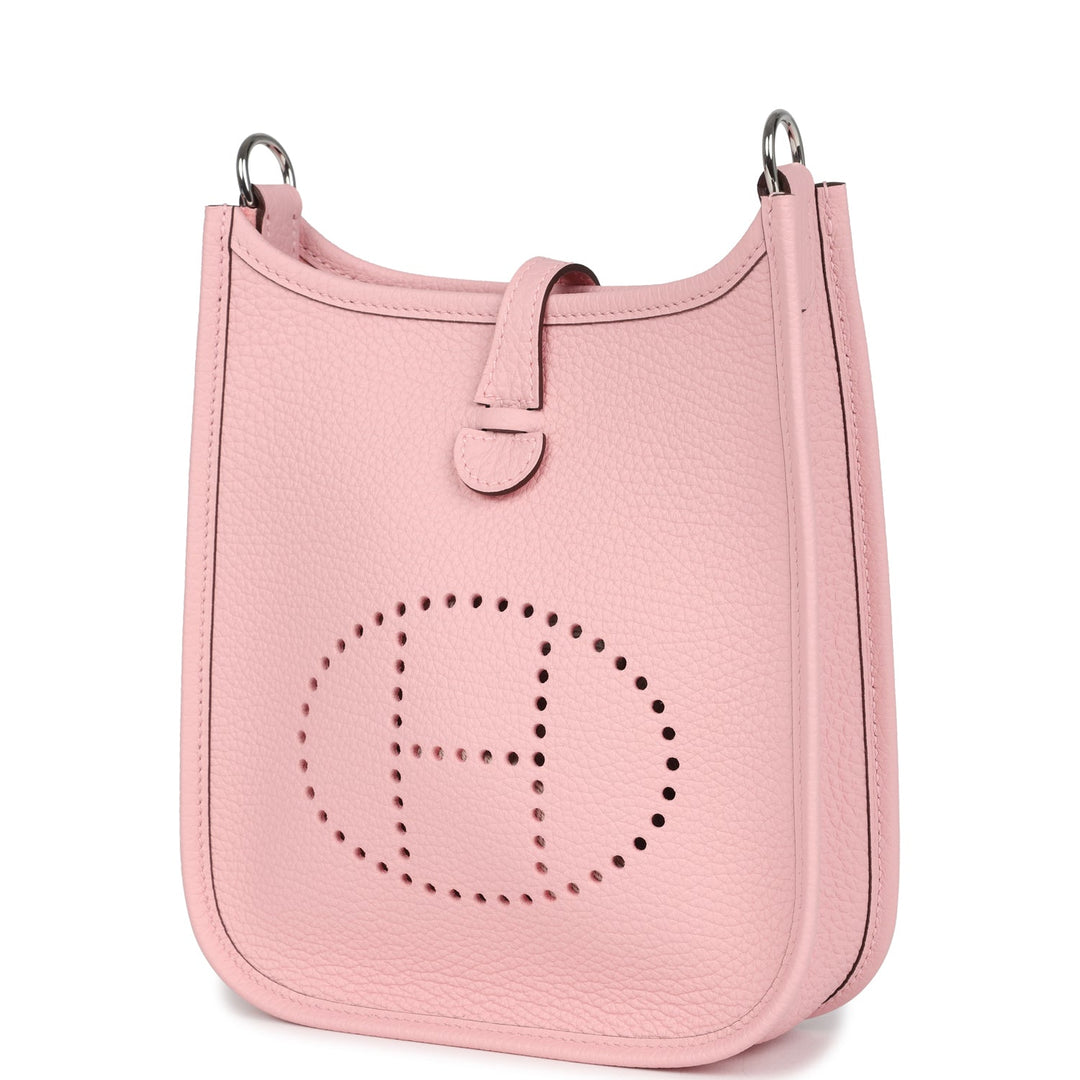 Hermes Evelyne TPM Rose Sakura Clemence Palladium Hardware