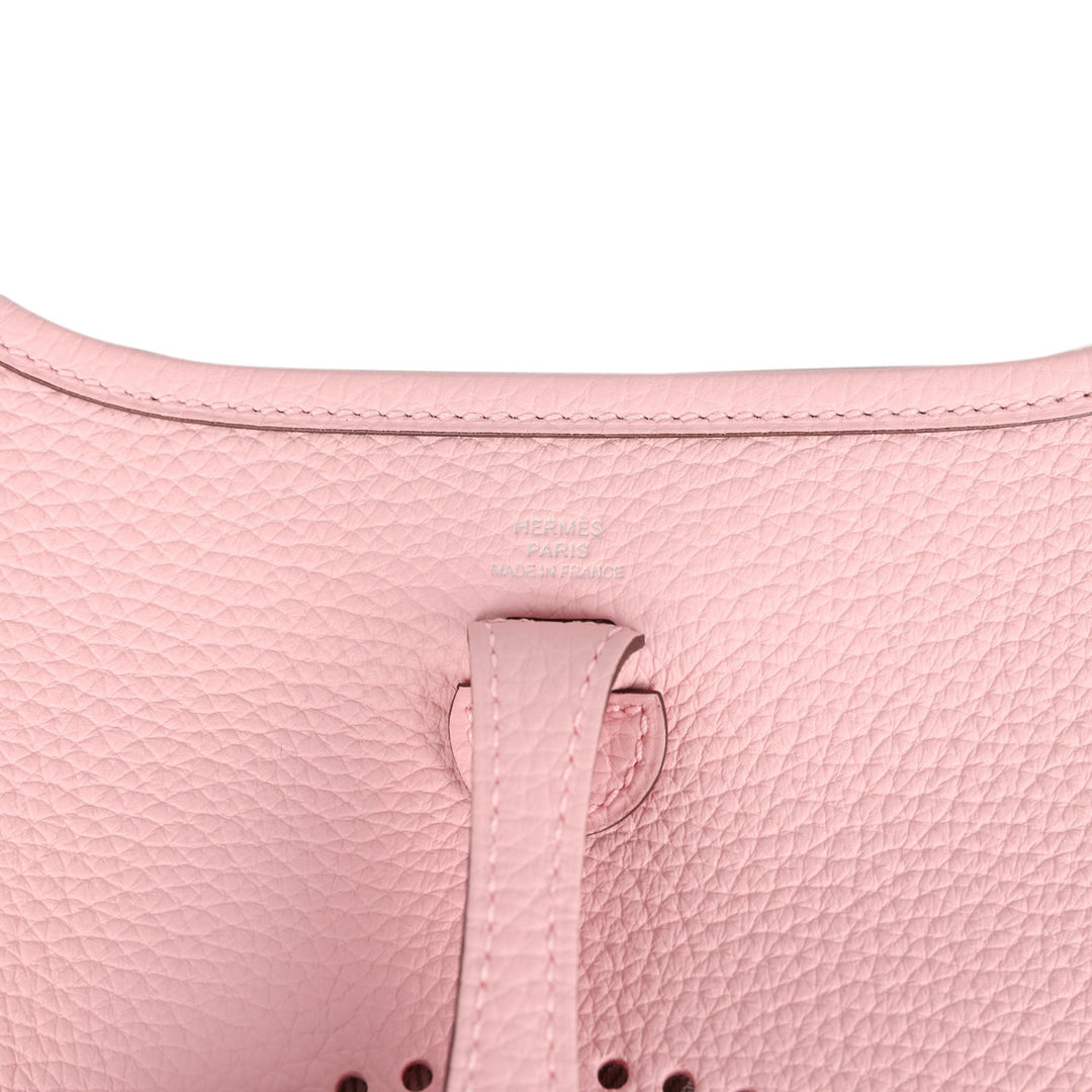 Hermes Evelyne TPM Rose Sakura Clemence Palladium Hardware