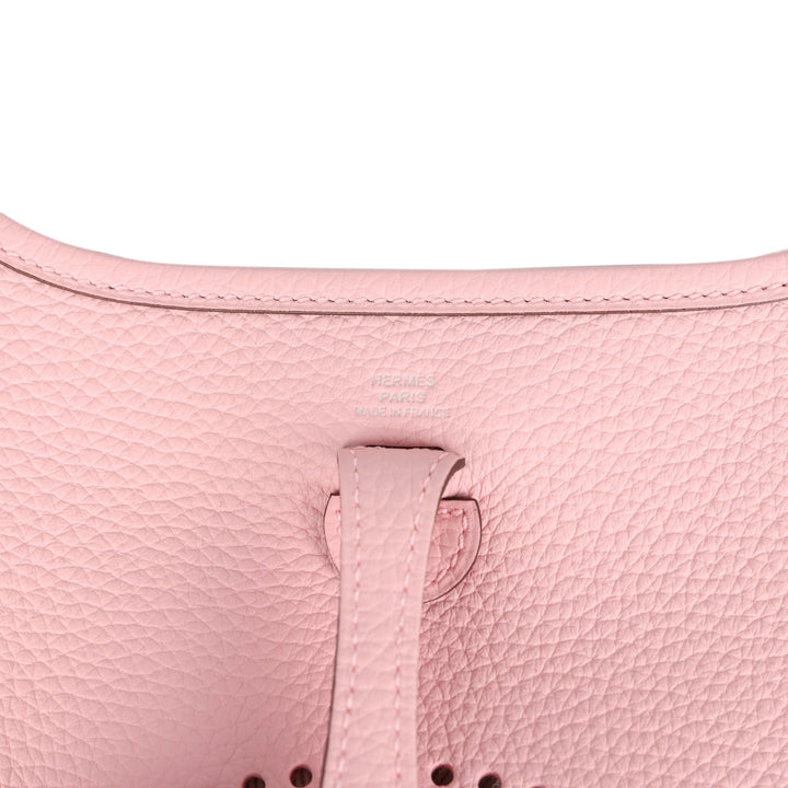 Hermes Evelyne TPM Rose Sakura Clemence Palladium Hardware