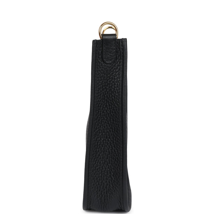 Hermes Evelyne TPM Black Clemence Gold Hardware