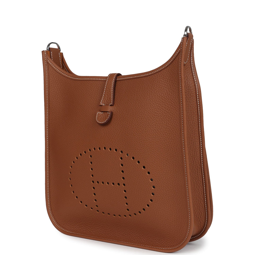 Hermes Evelyne III PM Gold Clemence Palladium Hardware