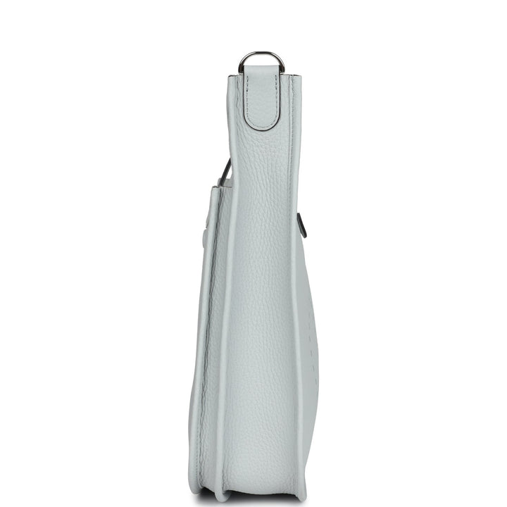Hermes Evelyne III PM Clemence Bleu Pale Palladium Hardware