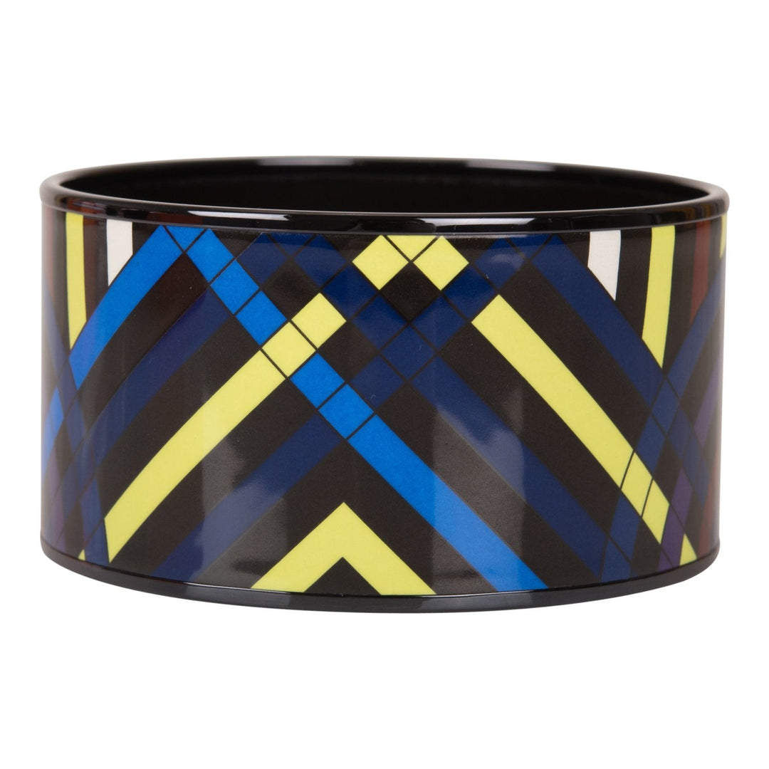 Top quality Hermes "Multicolor Circles" Extra Wide Printed Enamel Bracelet PM (65) ( )