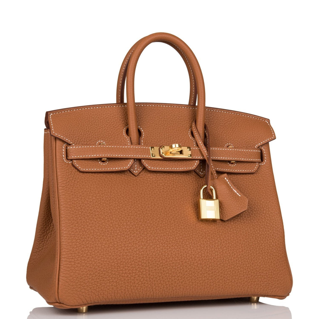 Hermes Birkin 25 Gold Togo Gold Hardware