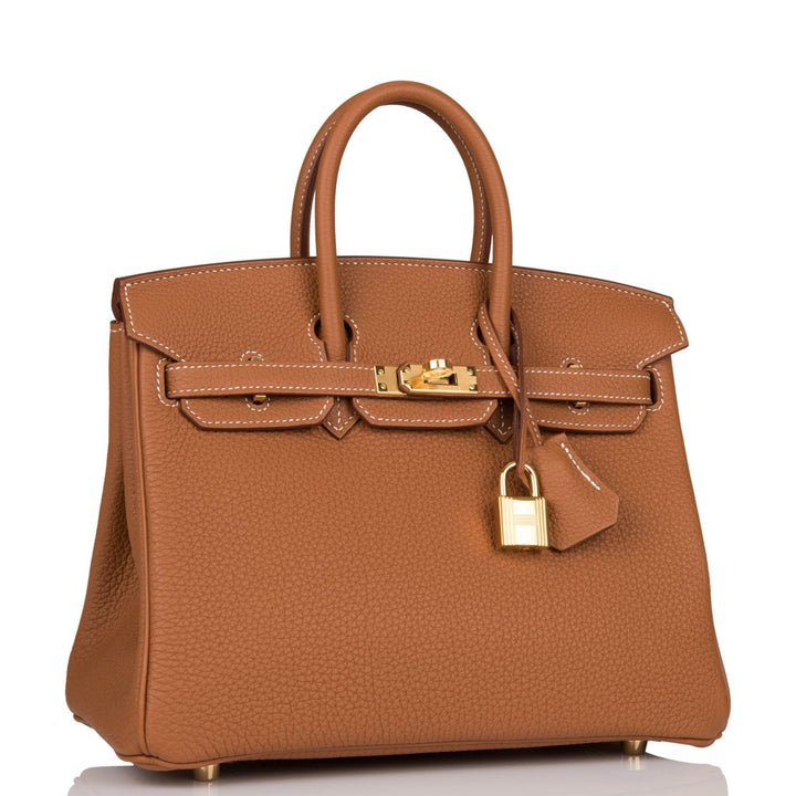 Hermes Birkin 25 Gold Togo Gold Hardware