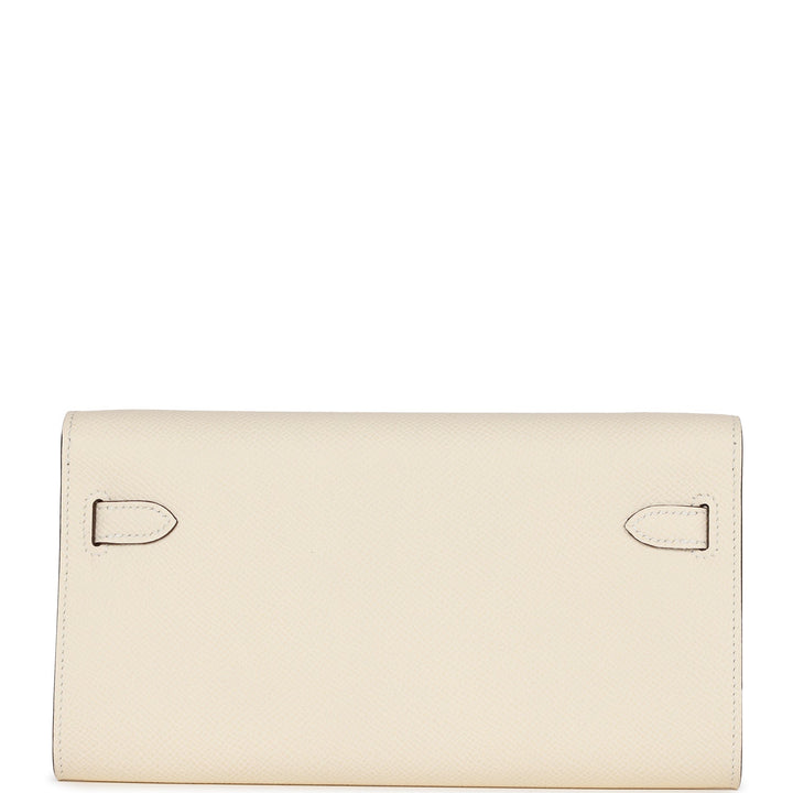 Hermes Kelly Wallet To Go Nata Epsom Gold Hardware