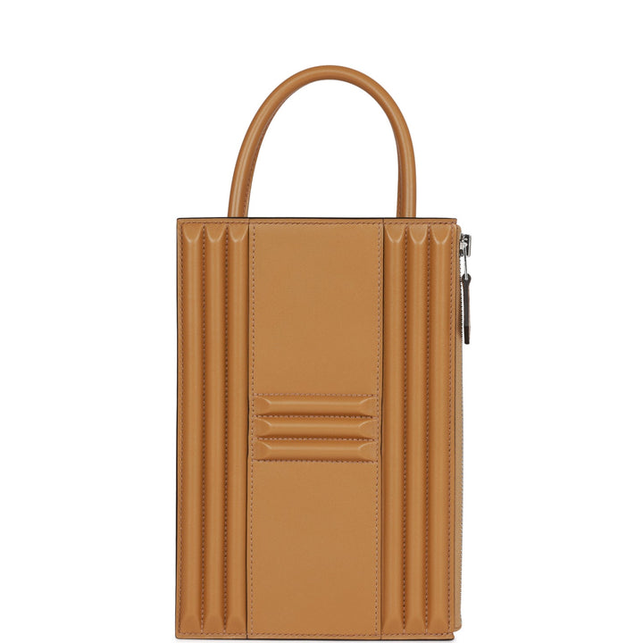 Top quality Hermes Cadena Lock Bag Poussiere Tadelakt Palladium Hardware