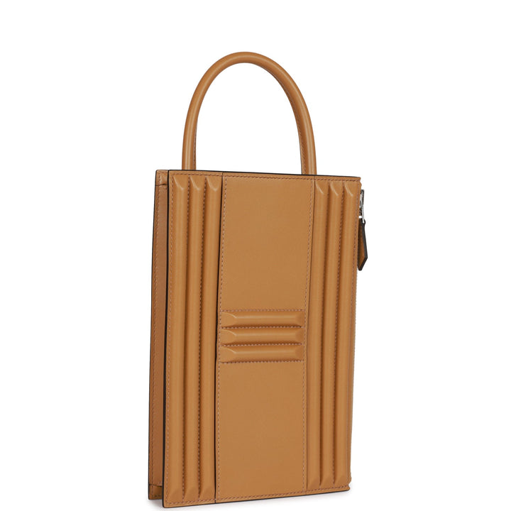 Top quality Hermes Cadena Lock Bag Poussiere Tadelakt Palladium Hardware