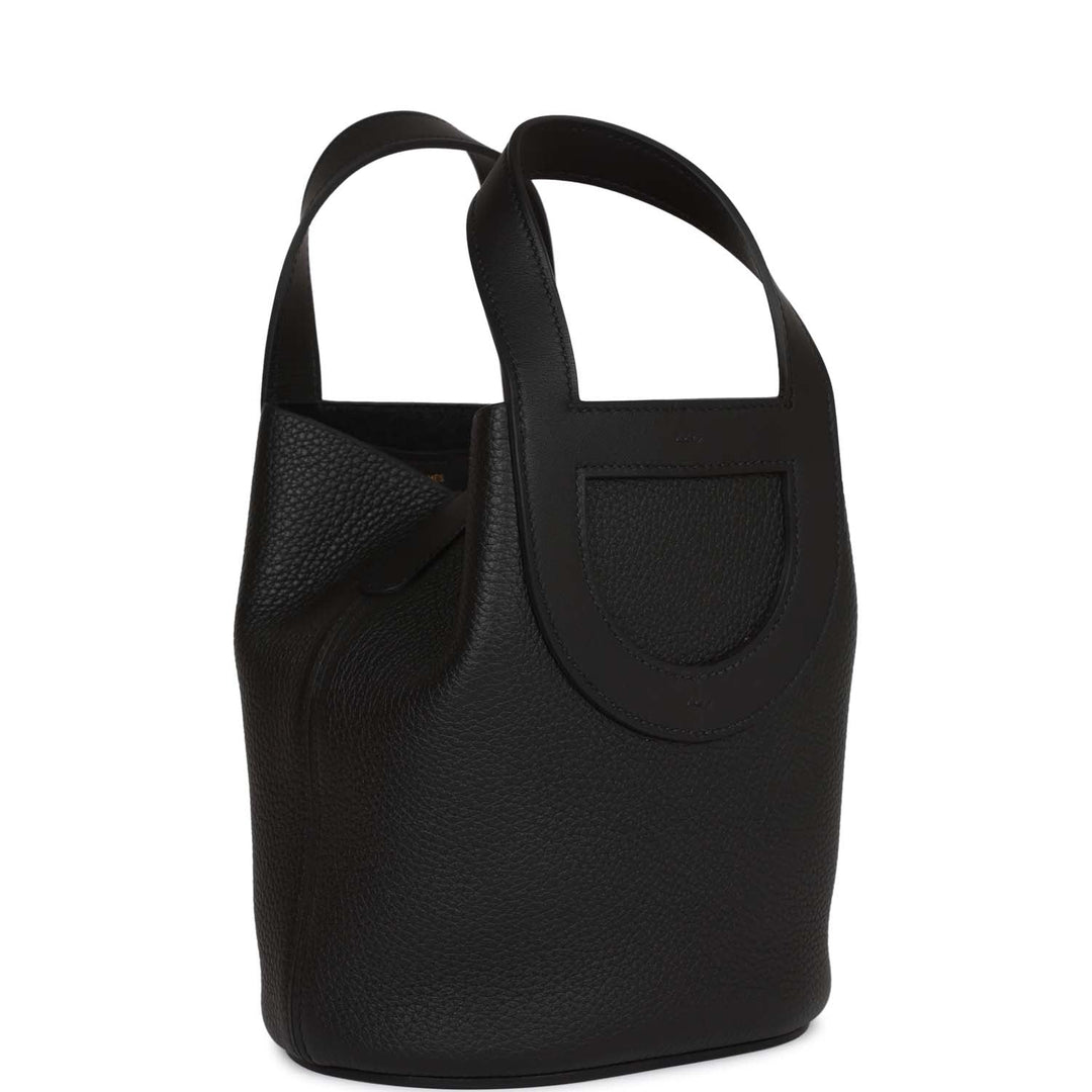 Top quality Hermes In-The-Loop 18 Black Clemence and Swift Gold Hardware