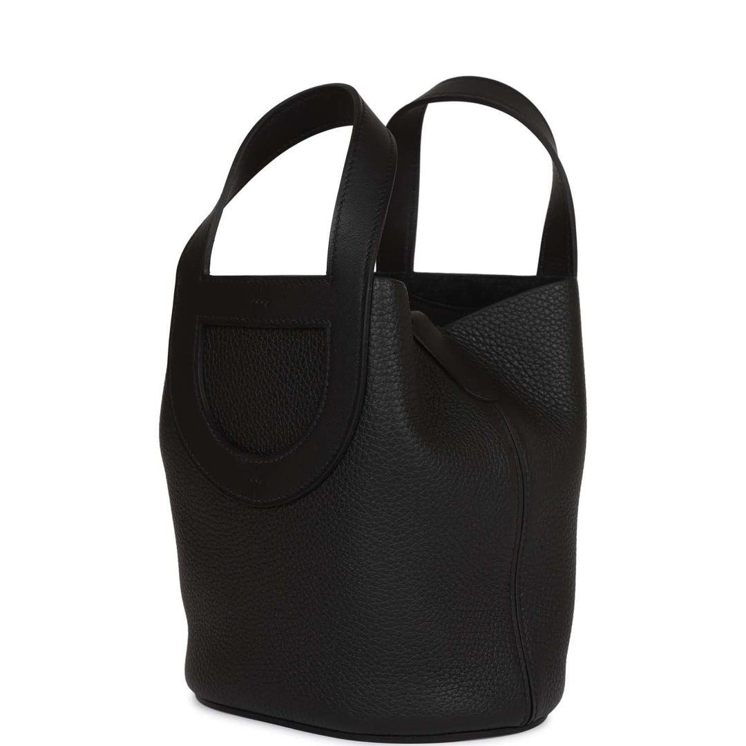 Top quality Hermes In-The-Loop 18 Black Clemence and Swift Gold Hardware