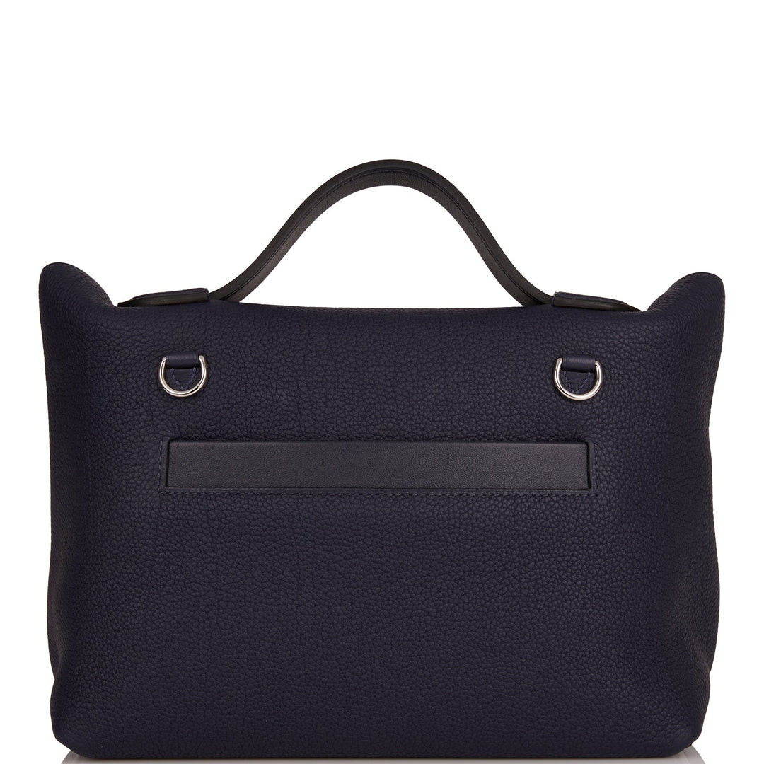 Hermes 24/24 Bag 29 Bleu Nuit Alligator and Togo Touch Palladium Hardware