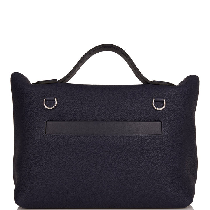 Hermes 24/24 Bag 29 Bleu Nuit Alligator and Togo Touch Palladium Hardware