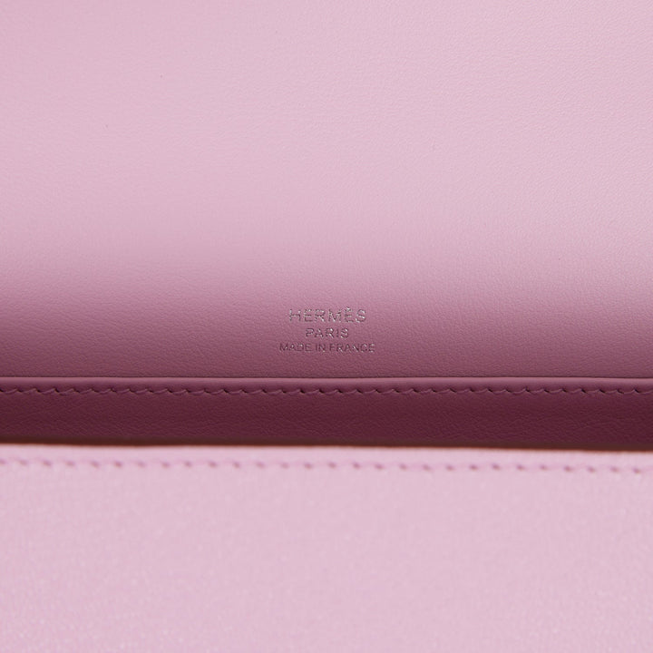 Hermes Geta Mauve Sylvestre Chevre Palladium Hardware