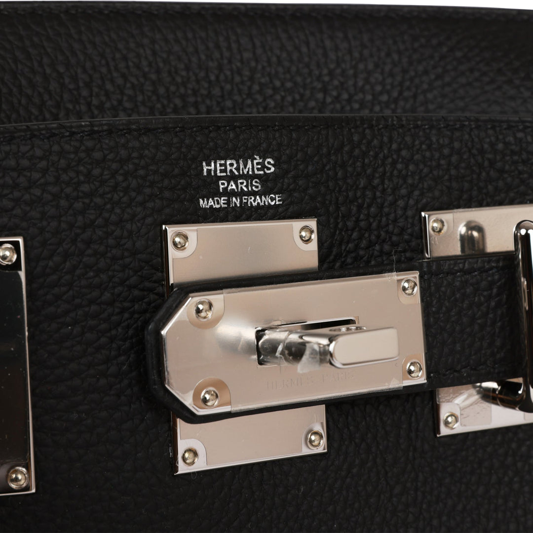 Top quality Hermes HAC A Dos PM Backpack Black Togo Palladium Hardware
