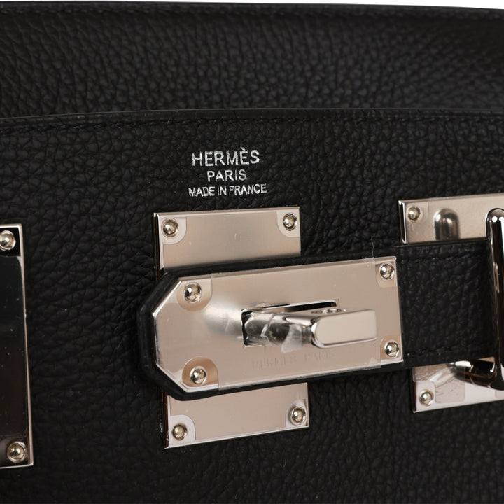 Top quality Hermes HAC A Dos PM Backpack Black Togo Palladium Hardware