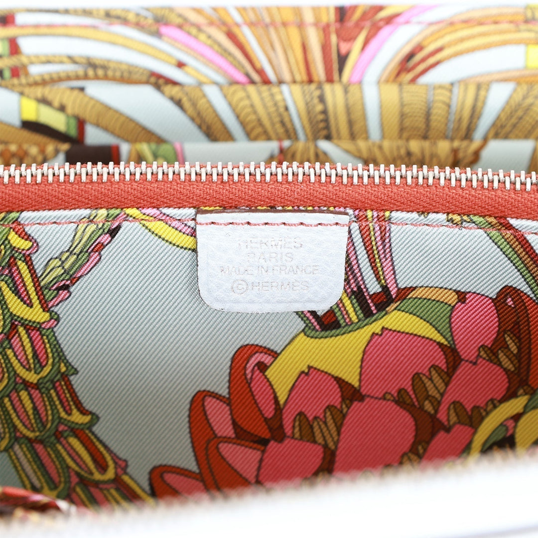 Top quality Hermes Silk'In Wallet Bleu Brume Epsom Palladium Hardware