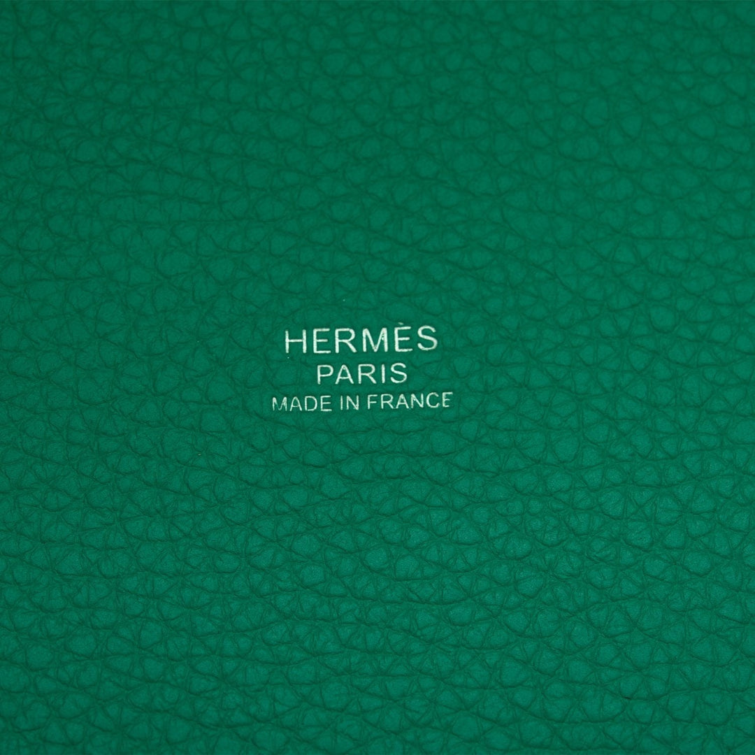 Top quality Hermes Menthe Clemence Picotin Lock 18cm Palladium Hardware