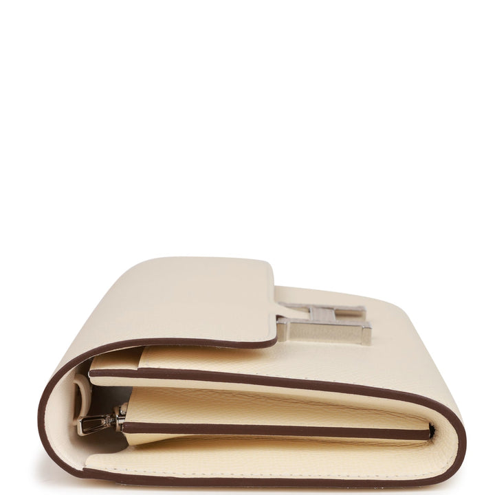 Top quality Hermes Constance Wallet To Go Nata Epsom and Lizard Palladium Hardware