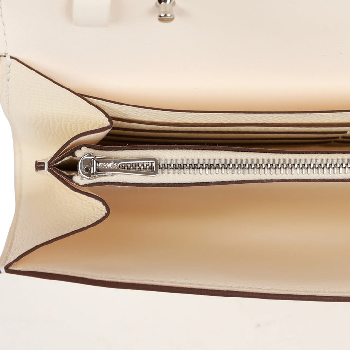 Top quality Hermes Constance Wallet To Go Nata Epsom and Lizard Palladium Hardware