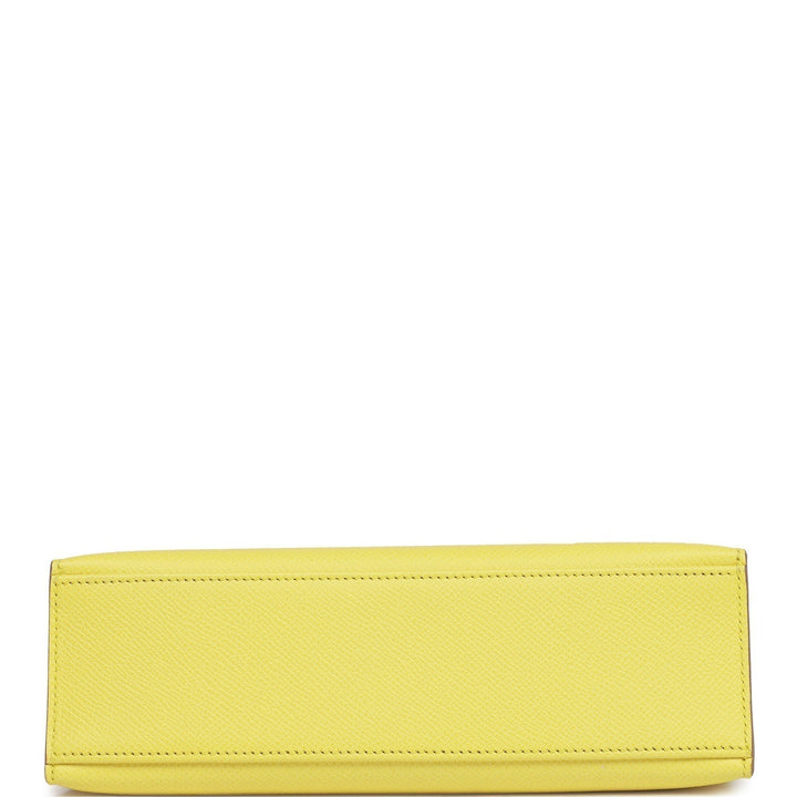 Top quality Hermes Kelly Pochette Soufre Epsom Gold Hardware