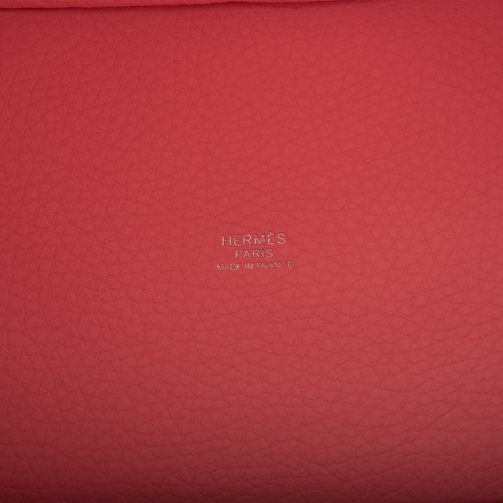 Top quality Hermes Rose Sakura Clemence Picotin Lock 18cm Palladium Hardware