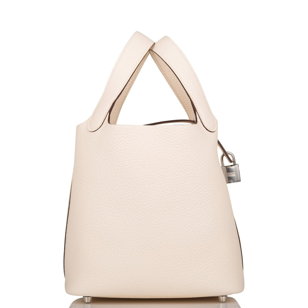 Top quality Hermes Nata Clemence Picotin Lock 18cm Palladium Hardware
