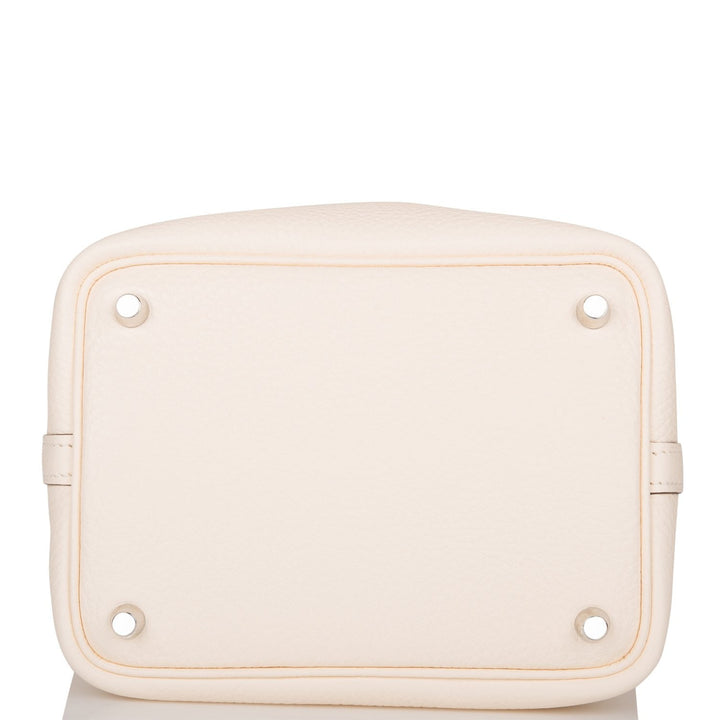 Top quality Hermes Nata Clemence Picotin Lock 18cm Palladium Hardware