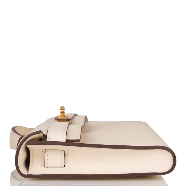 Top quality Hermes Kelly Cut Nata Swift Gold Hardware