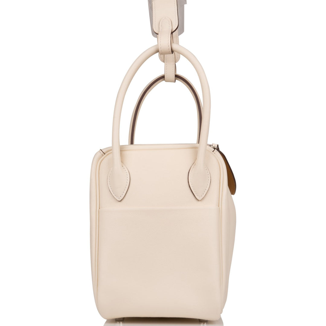 Top quality Hermes Lindy 26cm Nata Verso Swift Palladium Hardware