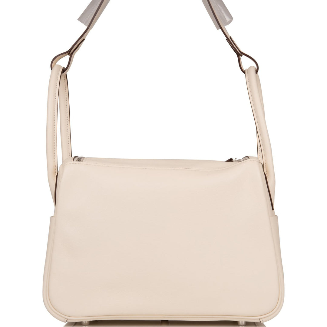 Top quality Hermes Lindy 26cm Nata Verso Swift Palladium Hardware