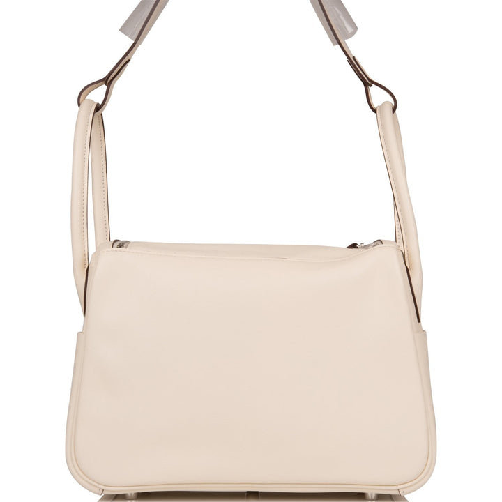 Top quality Hermes Lindy 26cm Nata Verso Swift Palladium Hardware