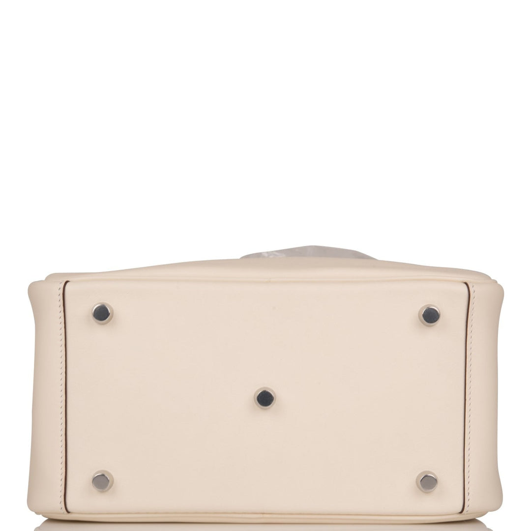 Top quality Hermes Lindy 26cm Nata Verso Swift Palladium Hardware