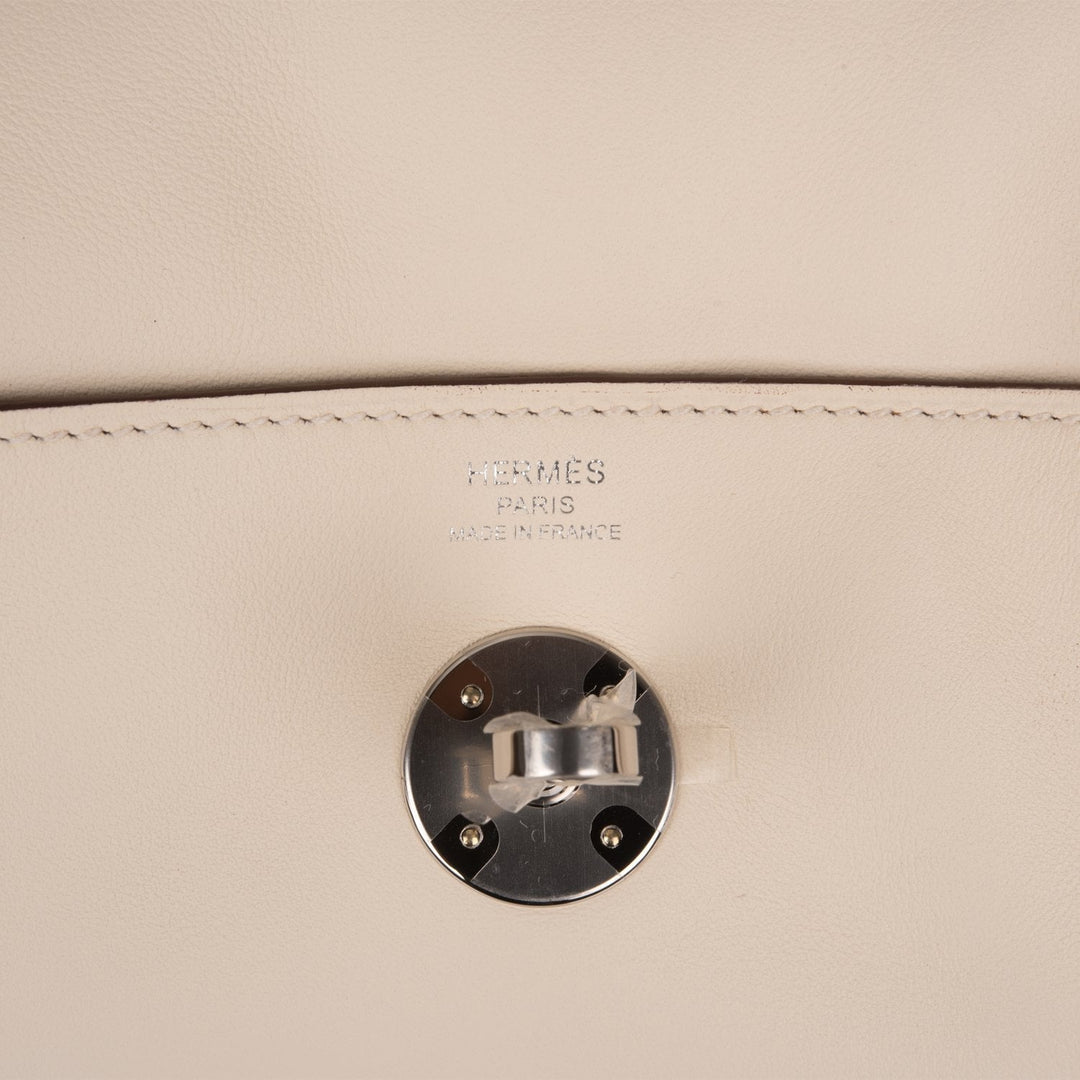 Top quality Hermes Lindy 26cm Nata Verso Swift Palladium Hardware