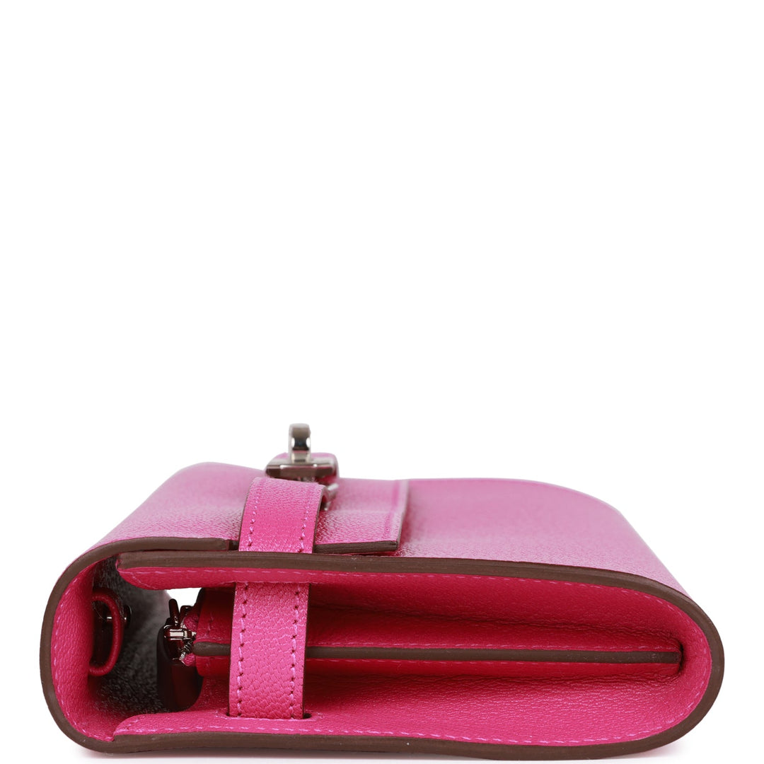 Top quality Hermes Kelly Wallet To Go Magnolia Chevre Palladium Hardware