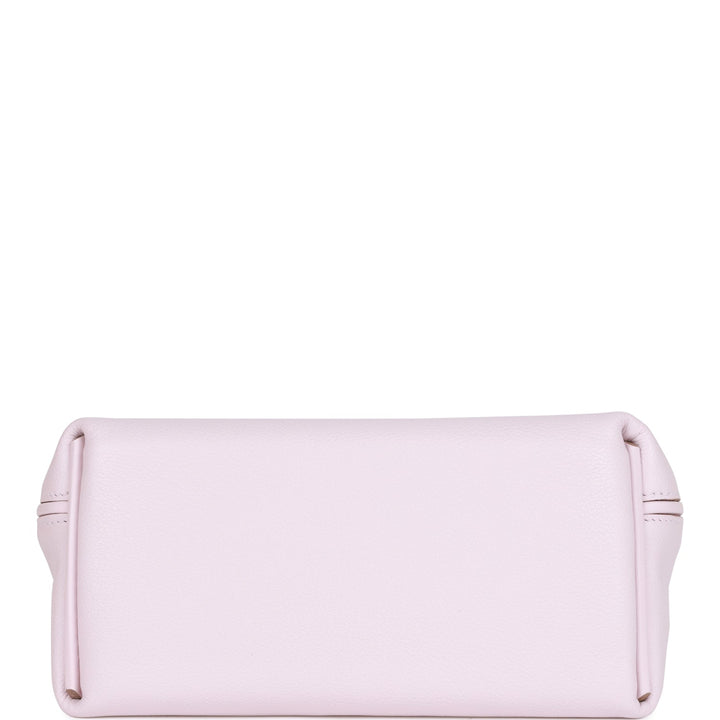 Hermes Mini 24/24 Bag Mauve Pale Verso Evercolor and Swift Palladium Hardware