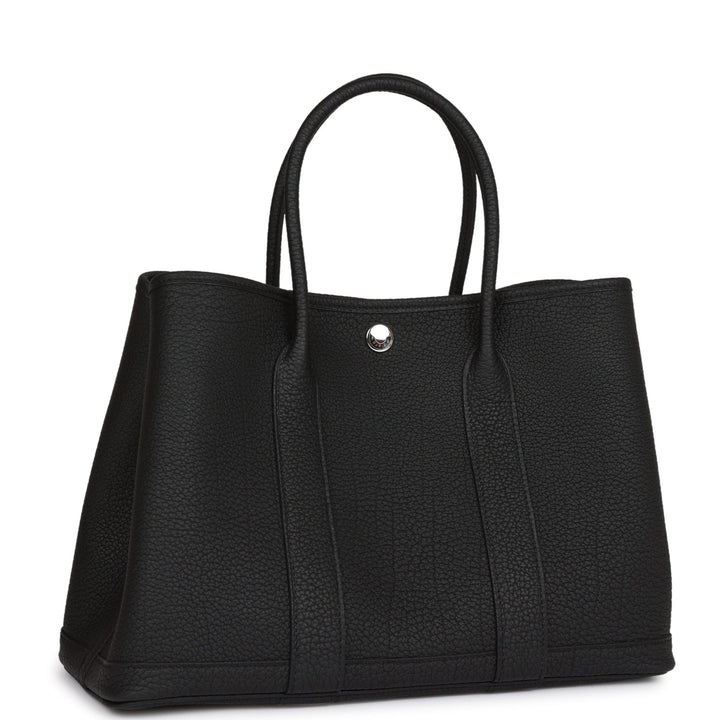 Top quality Hermes Garden Party 30 Black Negonda Palladium Hardware