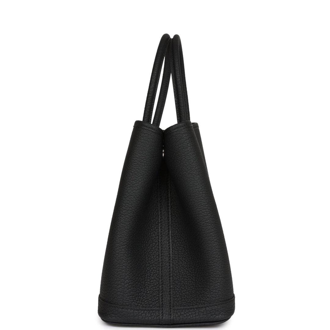 Top quality Hermes Garden Party 30 Black Negonda Palladium Hardware