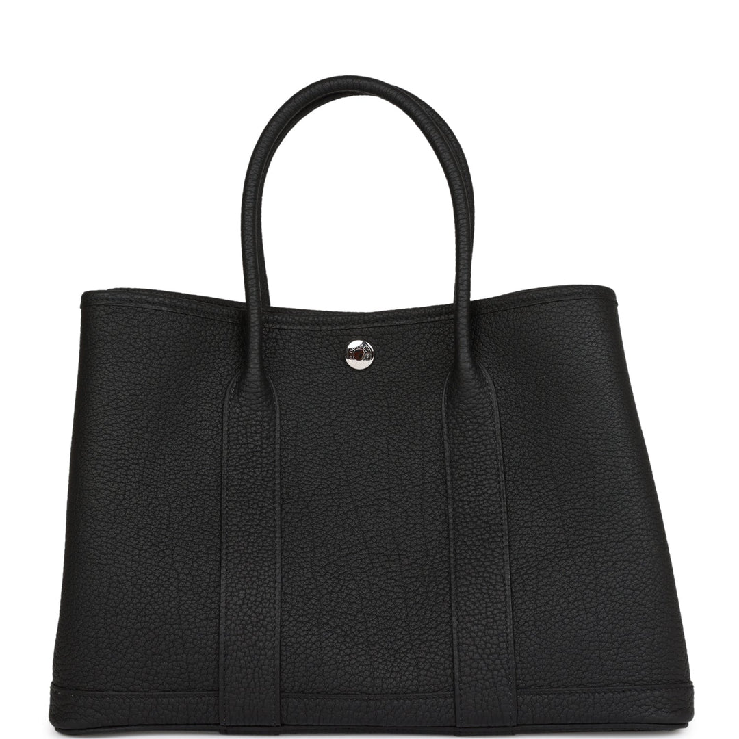 Top quality Hermes Garden Party 30 Black Negonda Palladium Hardware