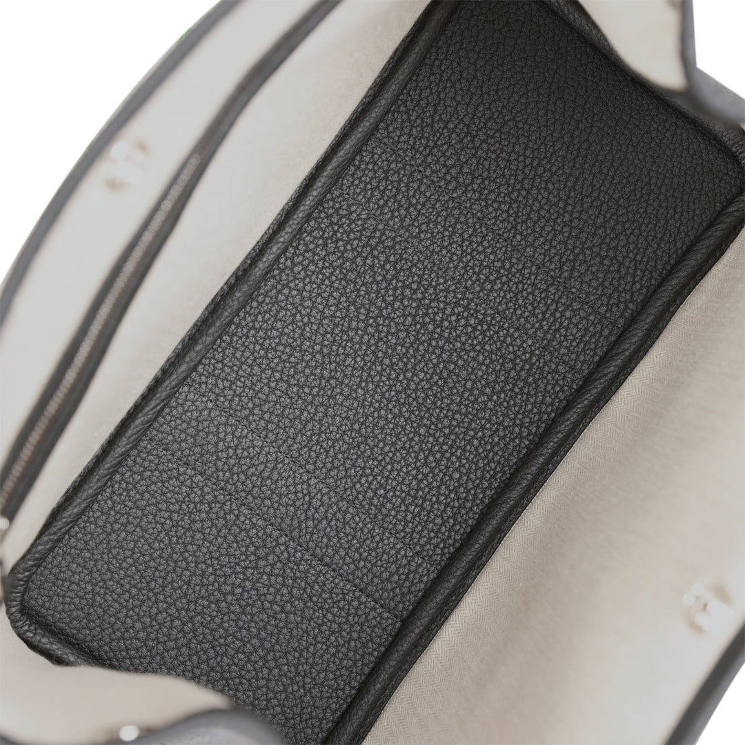 Top quality Hermes Garden Party 30 Black Negonda Palladium Hardware