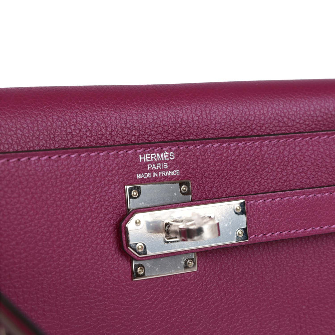Top quality Hermes Kelly Ado Backpack Anemone Evercolor Palladium Hardware