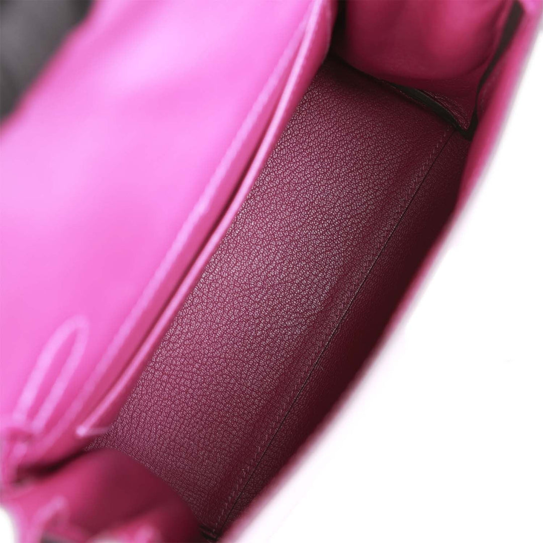 Top quality Hermes Kelly Ado Backpack Anemone Evercolor Palladium Hardware