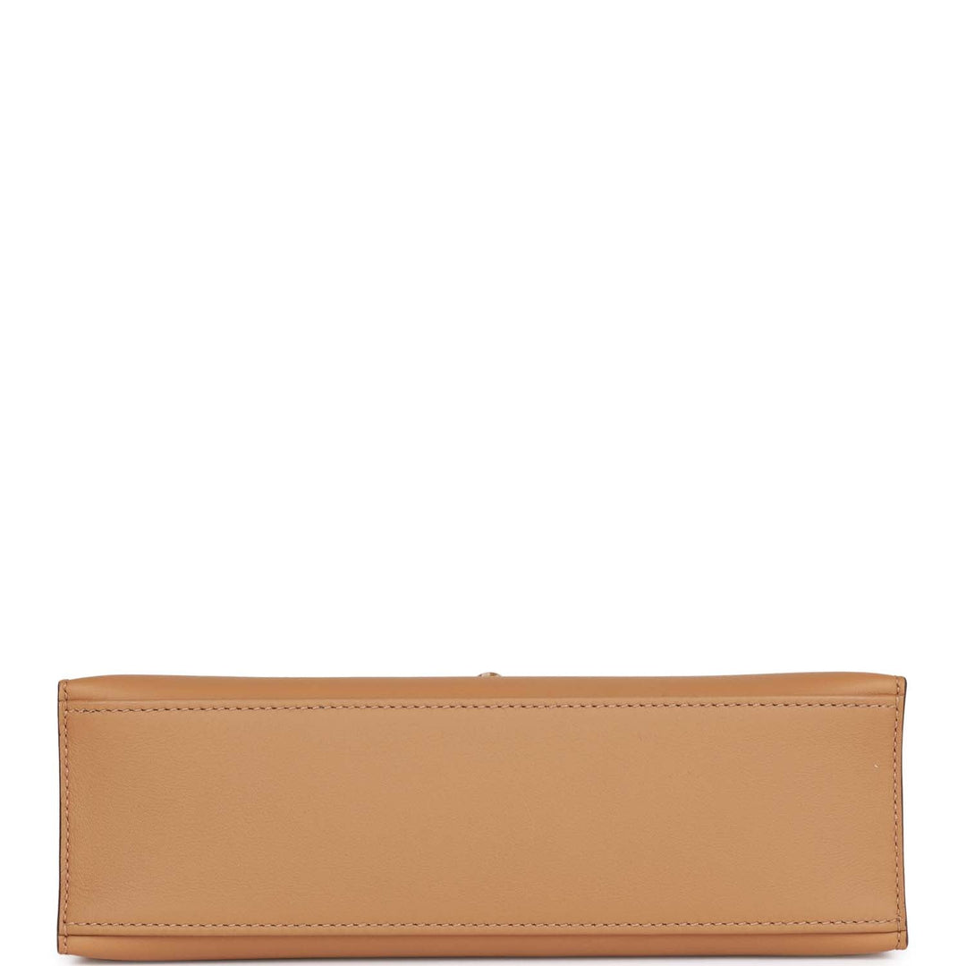 Top quality Hermes Kelly Pochette Biscuit Swift Gold Hardware