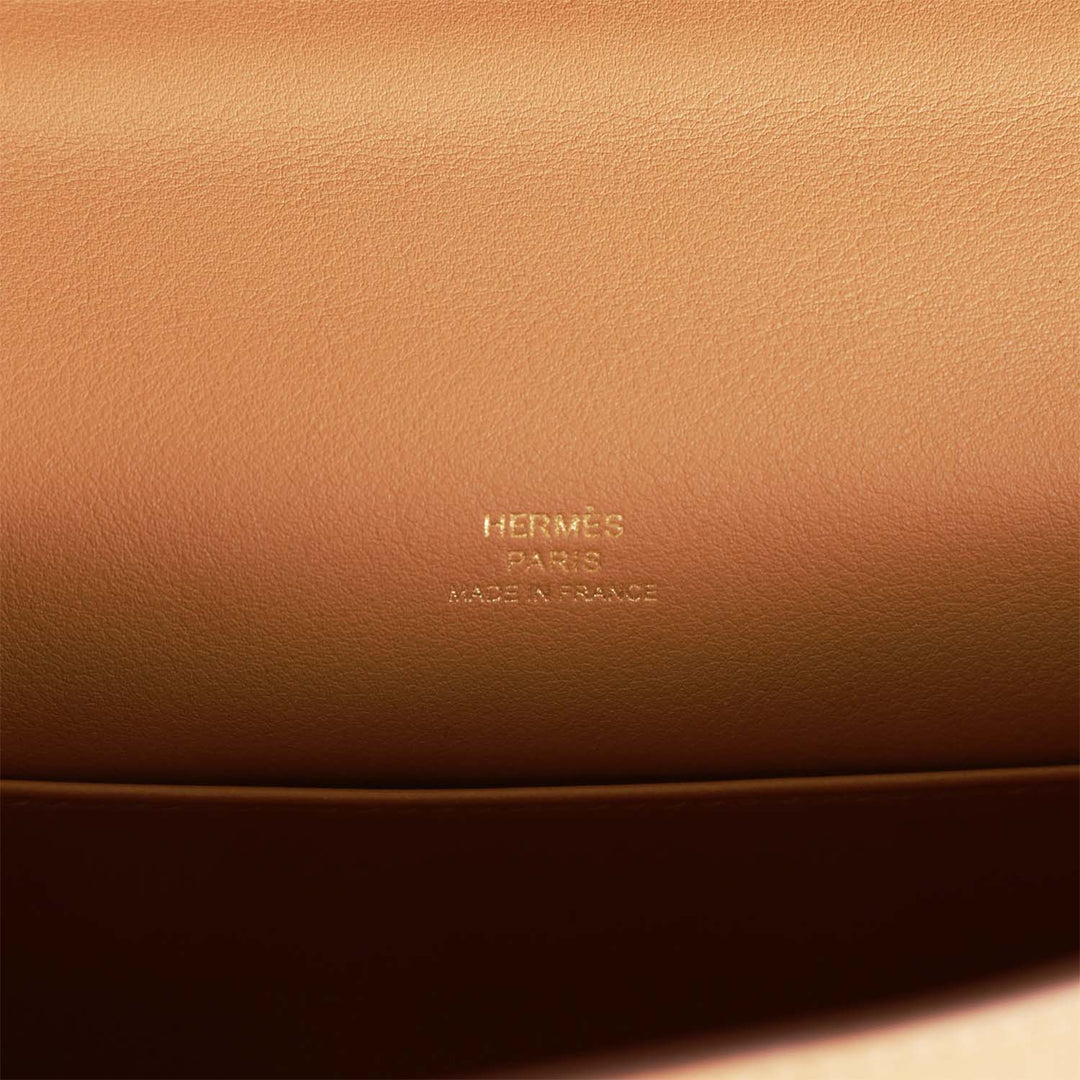 Top quality Hermes Kelly Pochette Biscuit Swift Gold Hardware