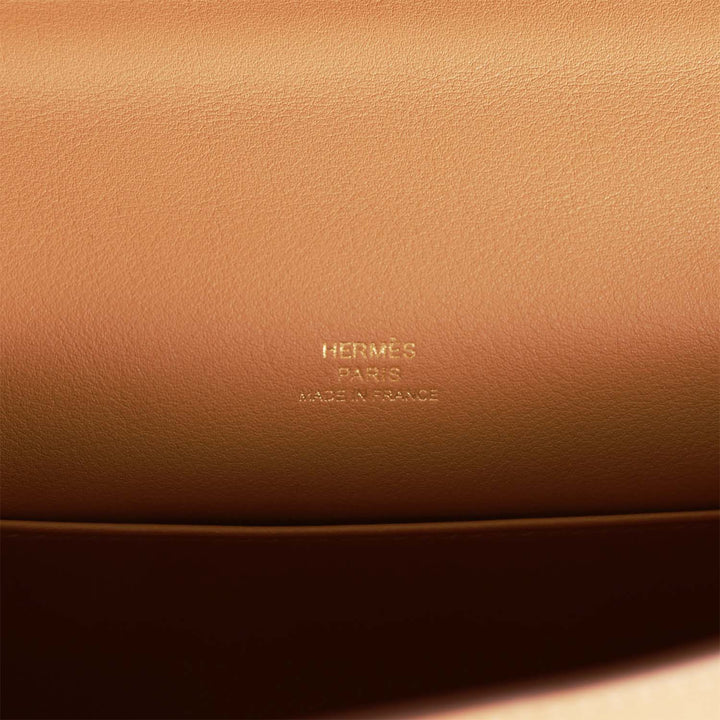 Top quality Hermes Kelly Pochette Biscuit Swift Gold Hardware