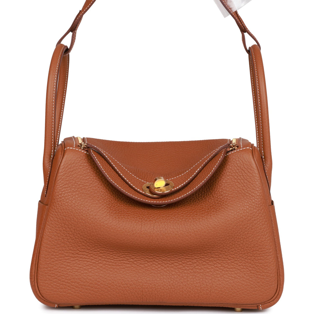 Top quality Hermes Lindy 26 Gold Clemence Gold Hardware