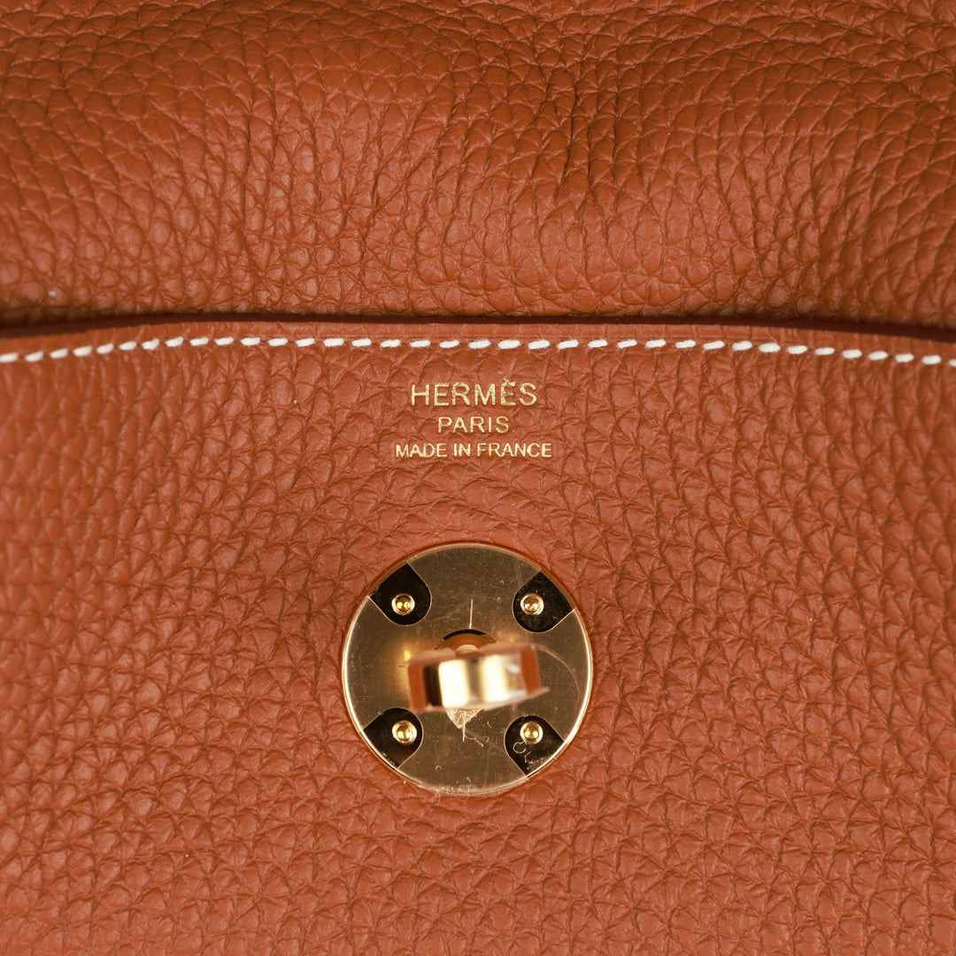 Top quality Hermes Lindy 26 Gold Clemence Gold Hardware